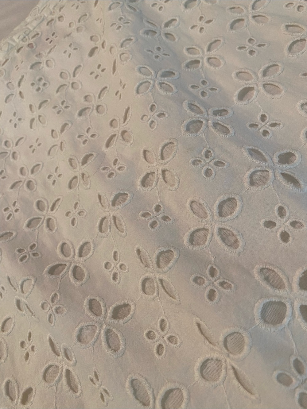 Sunny Leigh White Eyelet Mini Skirt - Picture 2 of 7